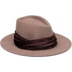 Velvet Headgear Velvet Strap Wool Fedora