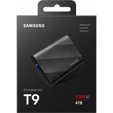 Hard Drives Samsung 4TB T9 Portable SSD MU-PG4T0B/AM