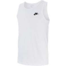 Baumwolle Tanktops Nike Sportswear Club Men's Tank Top - White/Black