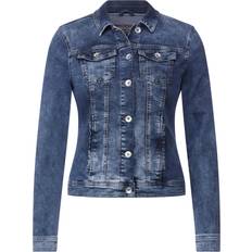 Damen Jacken Cecil Jeansjacken NOS Denim Jacket Mid Blue blau