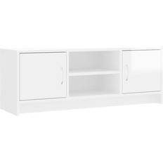 vidaXL Modern White TV-benk 102x37.5cm