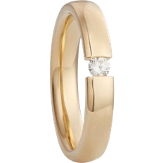 Arven Buckle Ring 0.2ct - Gold/Diamond