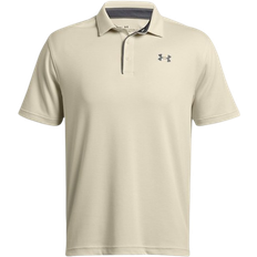 Beige - Men T-shirts & Tank Tops Under Armour Men's UA Tech Polo - Silt/Pitch Grey