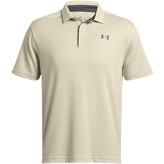 Beige Polo Shirts Under Armour Men's UA Tech Polo - Silt/Pitch Grey