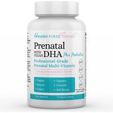 Greens First Female Prenatal with Vegan DHA Plus Probiotics 90
