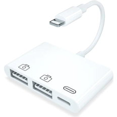 Nördic LGN-104 Lightning/ USB A - Lightning F-M Adapter