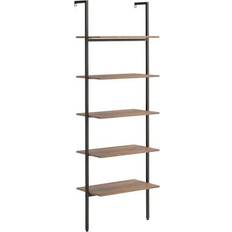 vidaXL Ladder Dark Brown/Black Step Shelf 72.8"