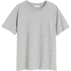 H&M Cotton T-shirt - Light Gray Mottled