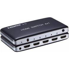 Nordic SGM-208 HDMI 2.0 4xHDMI - HDMI/3.5mm F-F