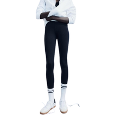 Damen Strumpfhosen & Stay-ups H&M Cotton Mix Leggings - Black