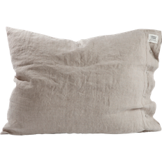 Lin Putetrekk Lovely Linen Misty Meadow Putetrekk Beige (80x80cm)