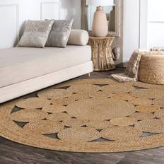Jonathan Y RNF100A-8R Cassia Round Jute Natural