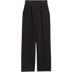Elastan/Lycra/Spandex Hosen H&M High Waist Elegant Trouser - Black