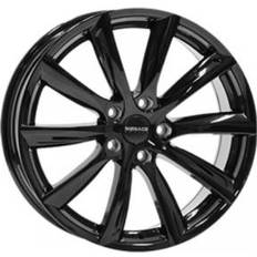 20" - 5/120 Bilfelger Monaco GP6 Gloss Black 9x20 5/120 ET35 B64.1