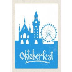 Vianmo Munich Oktoberfest Giant Blue Wanddeko 20x30cm