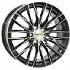 18" - 5/120 Bilfelger Monaco GP2 Gloss Black Polished 8x18 5/120 ET42 B72.6