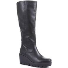 Gabor High Boots Gabor Knee High Wedge Boots GAB36521 322 692 Black