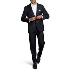 Modern-Fit Mercantile Tailored Performance 2 Piece Suit - Black