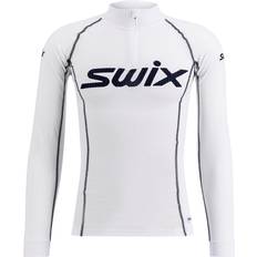 Herre - Hvite Undertrøyer Swix RaceX Bodyw Halfzip M - Bright White