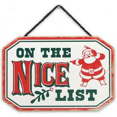 Open Road Brands Wall Decor Open Road Brands 5x8 the Nice List Santa Christmas Wall Decor