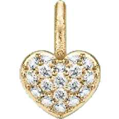 Julie Sandlau Pure Heart Mother Pendant - Gold/Transparent