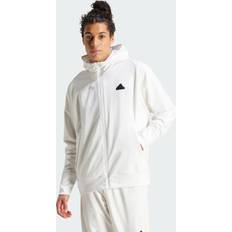 Outerwear Adidas Mens Z.N.E. Woven Full Zip Mens White