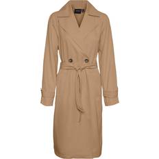 XXL Mäntel Vero Moda Lou Trenchcoat - Brown/Tannin