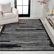 Jonathan Y Khalil Modern Berber Stripe Black, Beige 63x91"