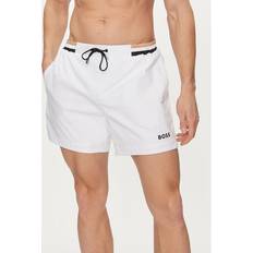 Weiß Badehosen BOSS Badeshorts Atoll 50469324 Weiß Regular Fit