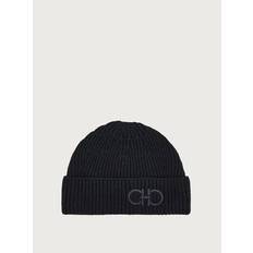 Ferragamo Men Beanies Ferragamo Wool Beanie