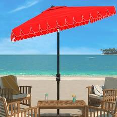 Parasols Safavieh Elegant 7.5 Market Crank Square Umbrella