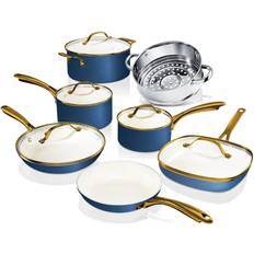 Gotham Steel - Cookware Set with lid 12 Parts