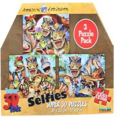 Howard Robinson- Dinosaur Selfies 63 & 100pc 3D Puzzle Box of 2