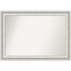 White Bathroom Mirrors Amanti Art 42" Non-Beveled Parlor