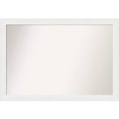 White Bathroom Mirrors Amanti Art 40" Narrow