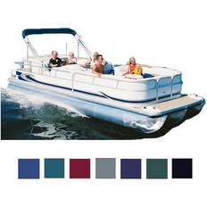 Tarp Frames & Boat Canopies Pontoon Cover, OB, Burgundy, Hot Shot, 26'1"-27'0" 102" Beam