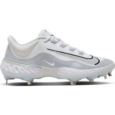 Nike Men Baseball Shoes Nike Men's Alpha Huarache Elite 4 Low Baseball Cleats in White, Size: 7 FD2745-104