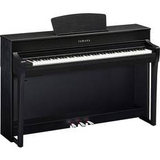 Yamaha Stage & Digital Pianos Yamaha Clavinova Clp-735 Console Digital Piano With Bench Matte Black