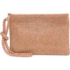 Whiting & Davis Poppy Knotted Rhinestone Wristlet - Blush Crystal