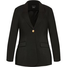 Black - Women Blazers City Chic Kara Jacket - Black