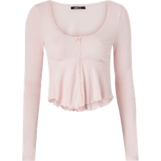 Gina Tricot Lace Detail Top - PrimeRose Pink