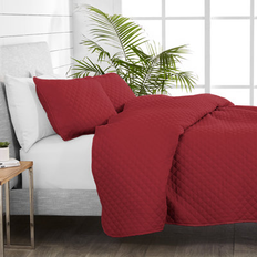 Bedspreads Bare Home Lightweight & Microfiber Bedspread Red