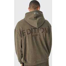 boohooMAN Oversized Forest Camo Hoodie - Gray - Size XL