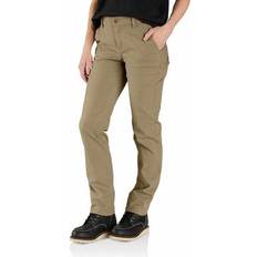 Work Wear Carhartt Women's Women's Canvas Work Pant Relaxed Fit Rugged Flex Dark Khaki