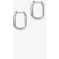 Ana Luisa Sterling Silver Elongated Mini Hoops Rox Mini Silver Silver