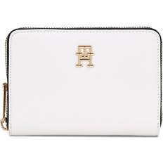 Tommy Hilfiger Essential Signature Small Wallet - Ecru