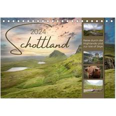 Bürobedarf Calvendo Schottland Reise durch die Highlands Skye Tischkalender