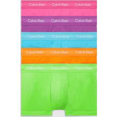 Calvin Klein Boxers - Men Men's Underwear Calvin Klein Pride Low Rise Trunk 5-pack - Green Flash/Fuscia Fedora/Dahlia/Blue Atoll/Vibrant Orange