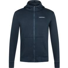 Peak Performance Gensere Peak Performance Logo Zip Hood Sweatshirt Blue Shadow Størrelse XXL