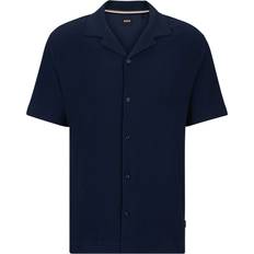 Hugo Boss Herre Pikéskjorter Hugo Boss Powell 129 Short Sleeved Shirt Blue